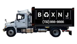 dumpster on truck