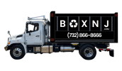 dumpster on truck